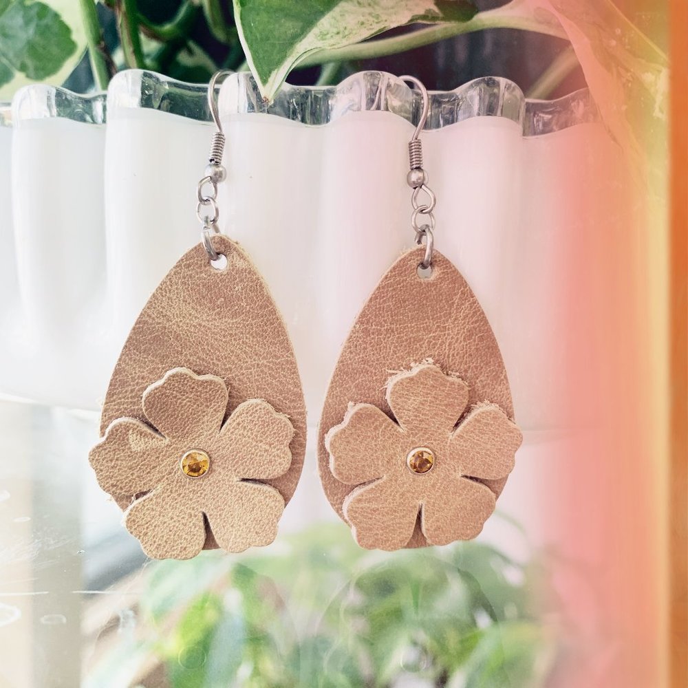 Handmade Leather Earrings